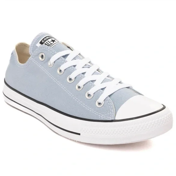 Converse All star blue low top sneakers size 9M/11W - Picture 1 of 9